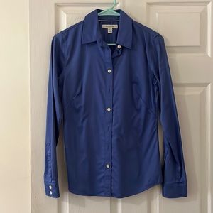 Banana republic blue button down shirt